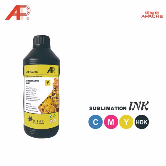 Tinta de sublimación de tinta de inyección de tinta de color premium universal de 1 litro para impresora Epson/HP/Canon