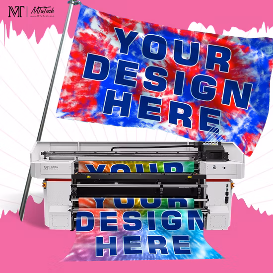 Mtutech Digital de gran formato directo a la máquina de impresión textil por sublimación rollo a rollo de tela
