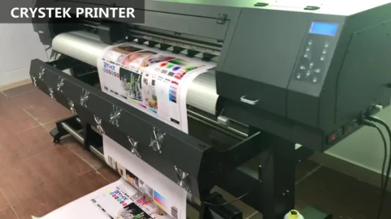 Impresora solvente ecológica de papel de lona de vinilo, impresora flexible de pancartas de gran formato de 1,6 m/1,8 m