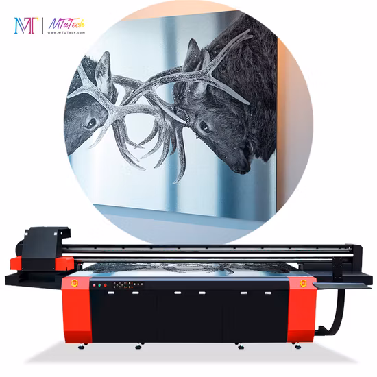 Mt Mtutech Digital Gran Formato Vidrio Madera Cerámica Acrílico UV LED Impresora Plana Precio 2513 3220